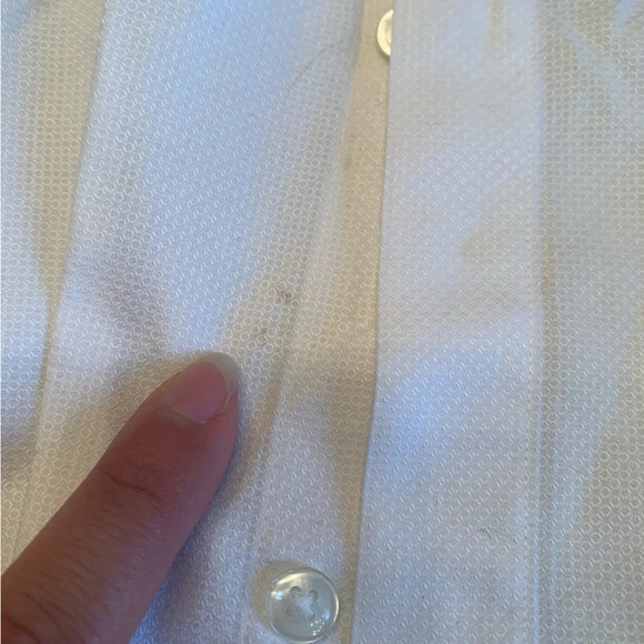 Hugo Boss Mens white dress shirt size 43/17 slim  fit - Picture 8 of 14